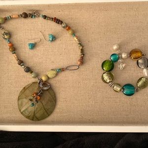 Three piece silpada jewelry set